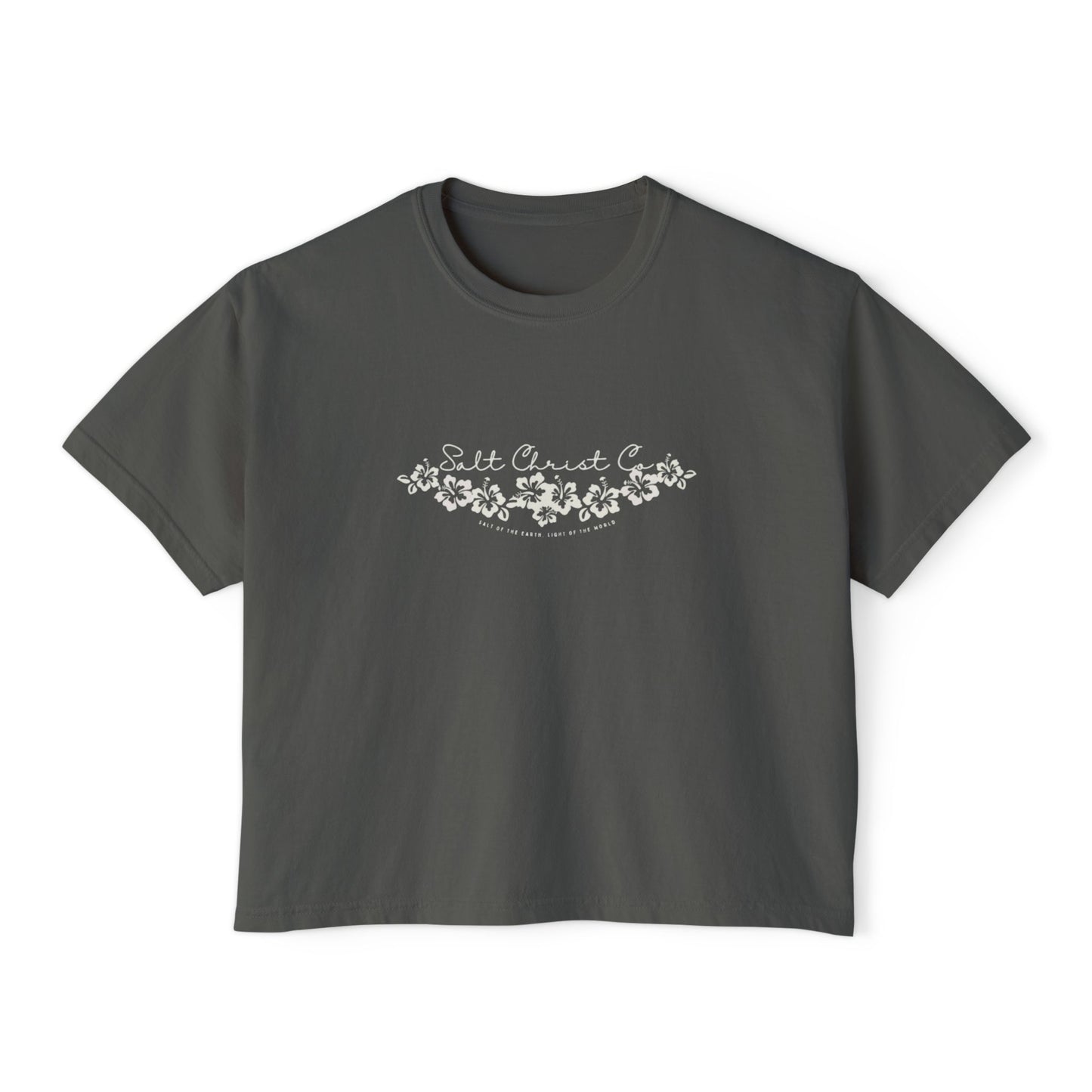 Women's Boxy Hibiscus Tee