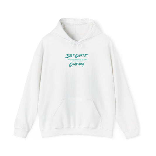 Surf Teal Script Hoodie