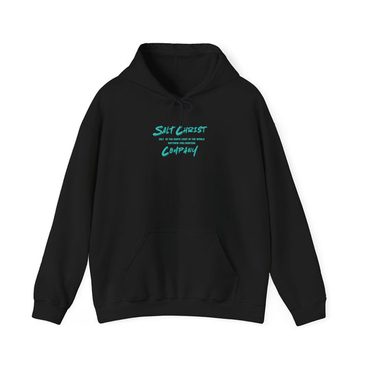 Surf Teal Script Hoodie