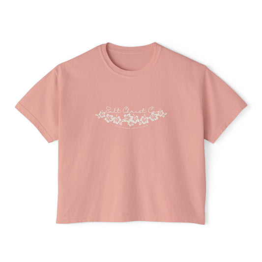 Women's Boxy Hibiscus Tee