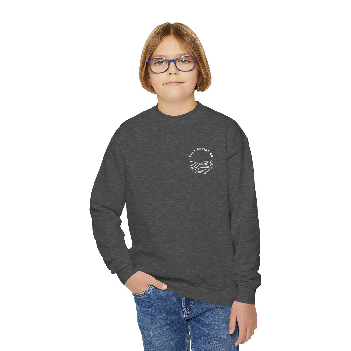 Kids Waves Crewneck