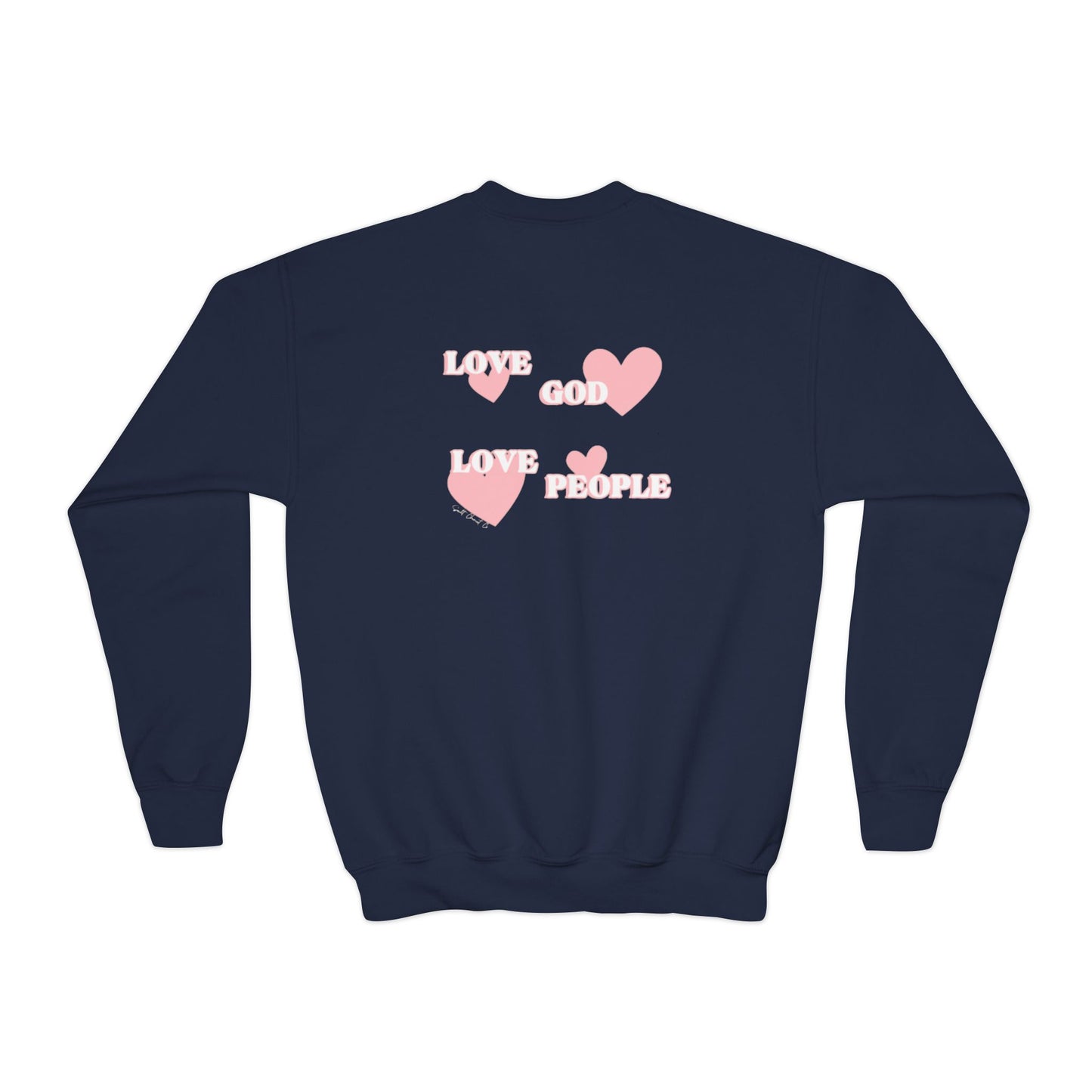 Kids Love God Love People Crewneck