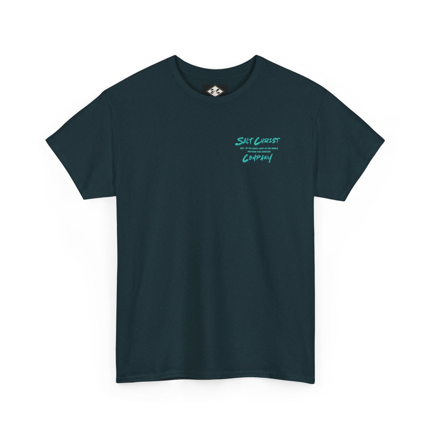 Surf Teal Script Tee