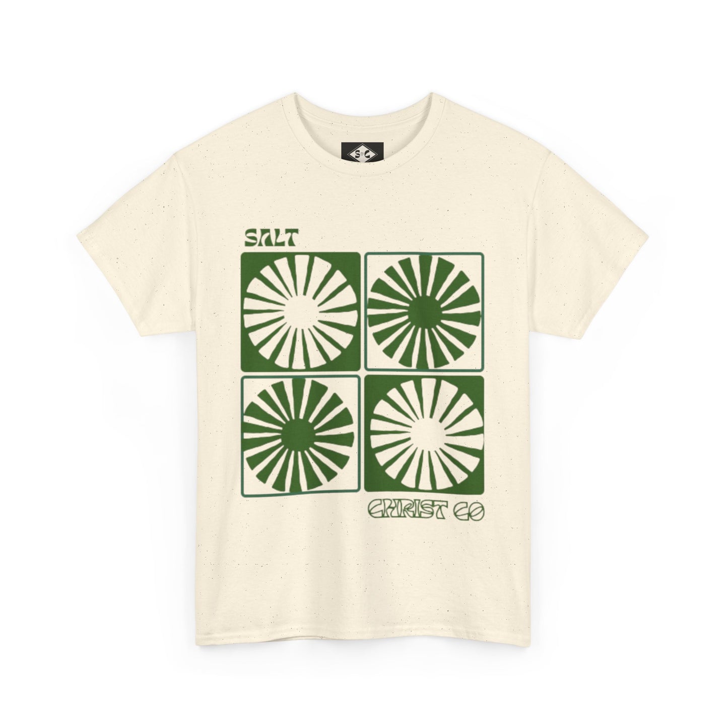 Retro Green Sun Tee