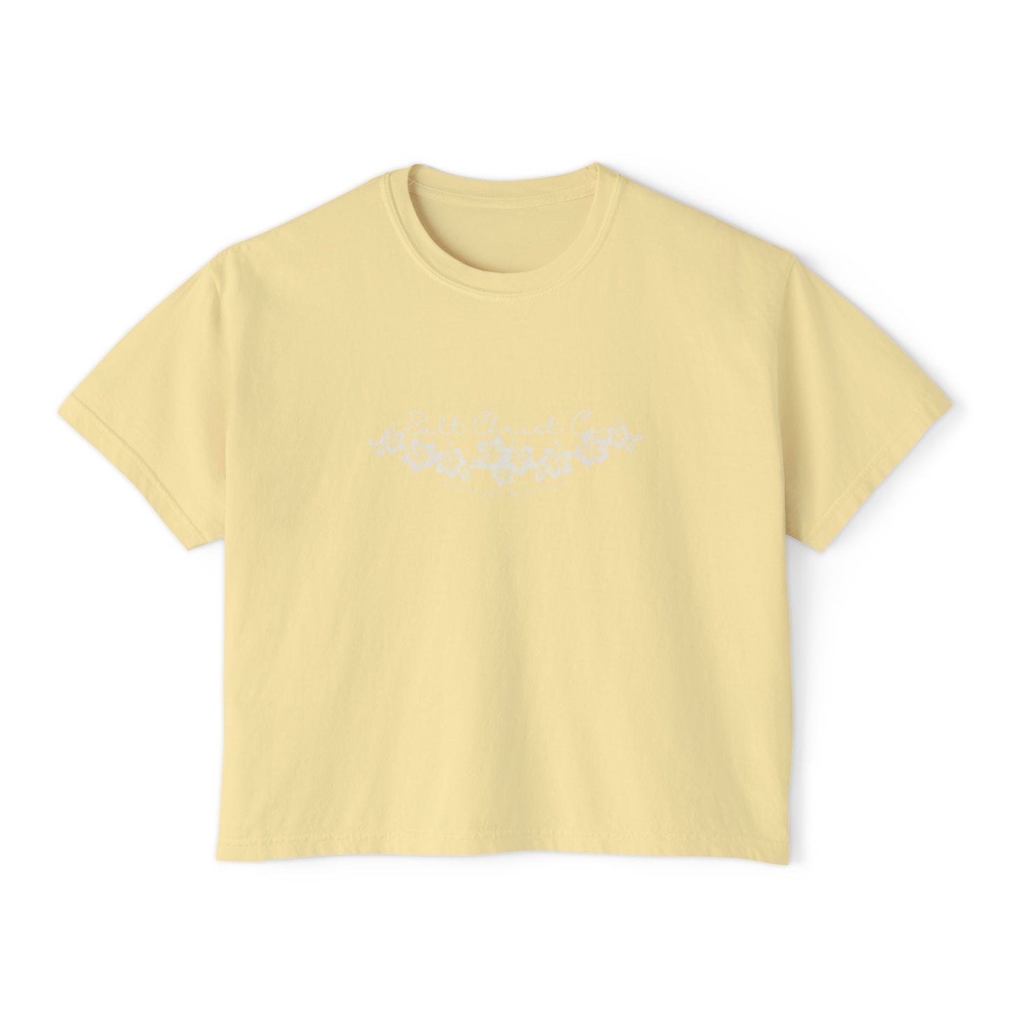 Women's Boxy Hibiscus Tee