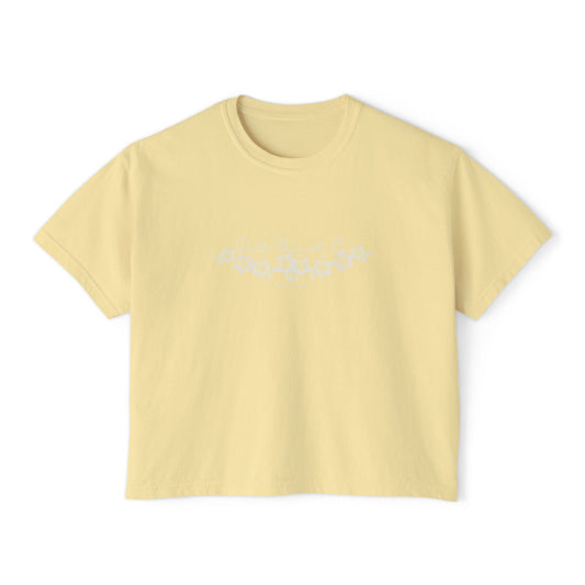 Women's Boxy Hibiscus Tee