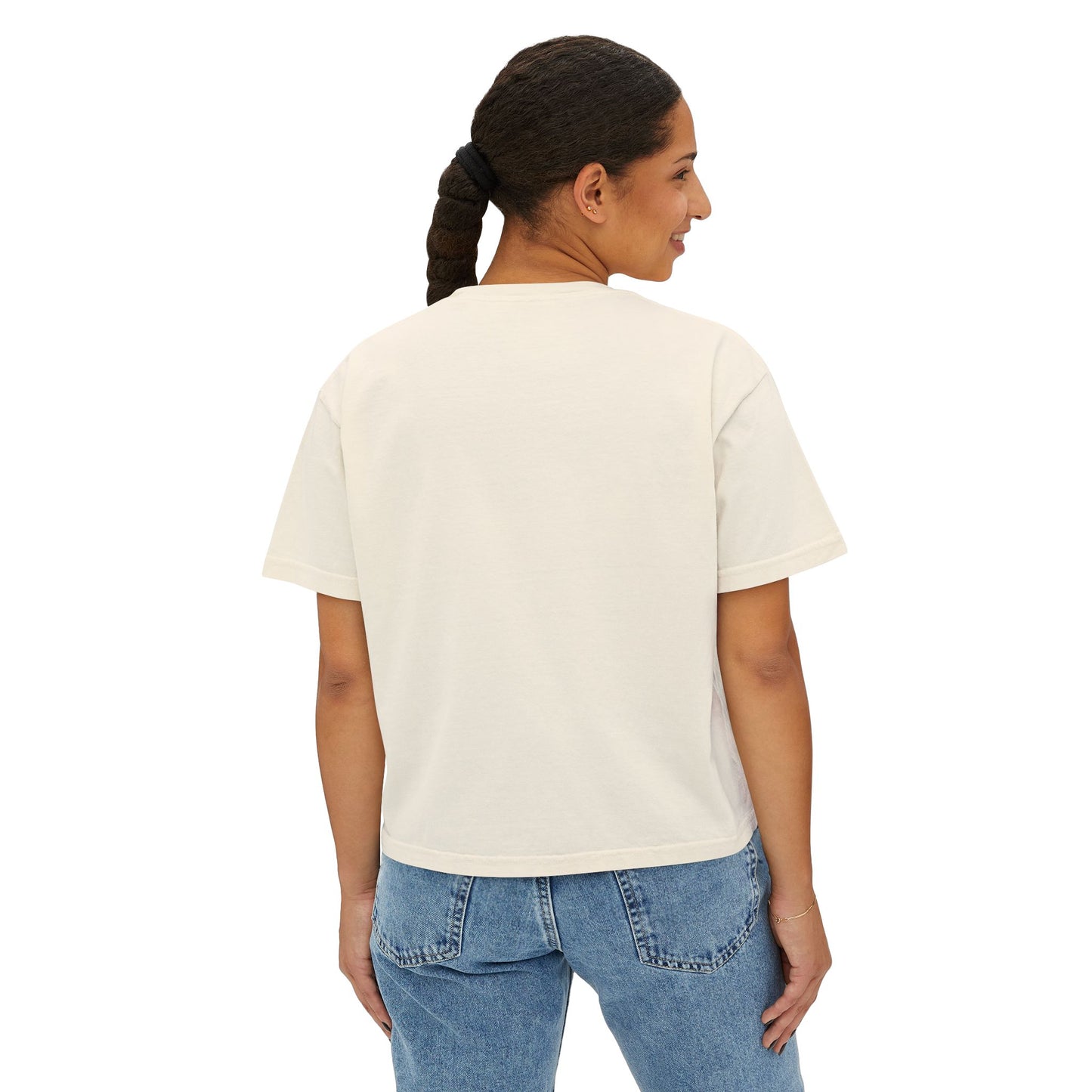 Women's Boxy Hibiscus Tee