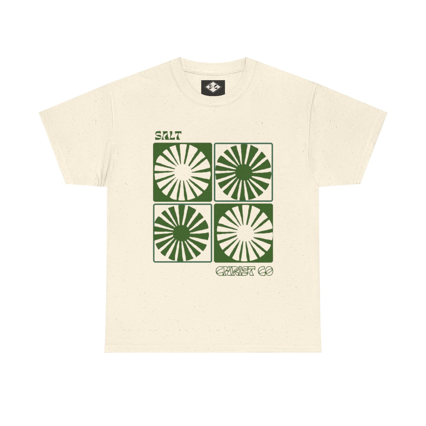 Retro Green Sun Tee