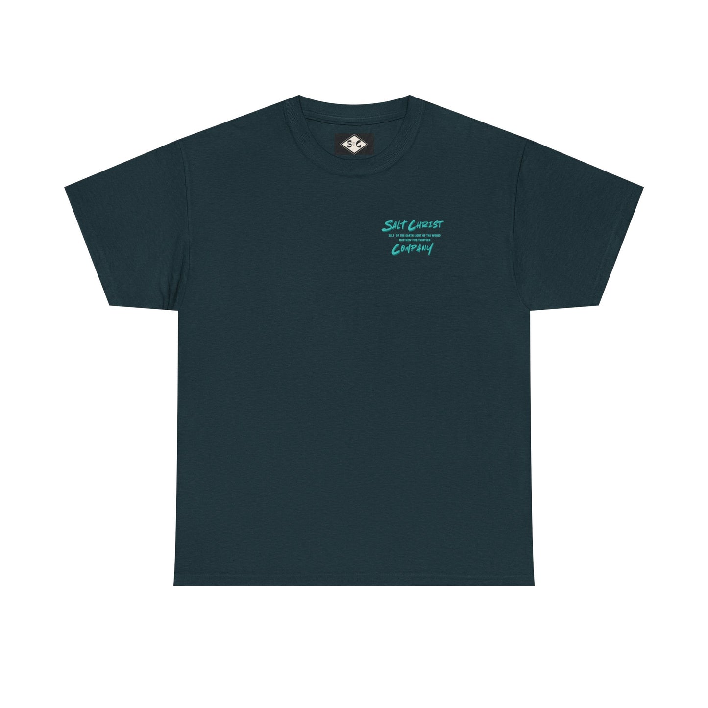 Surf Teal Script Tee