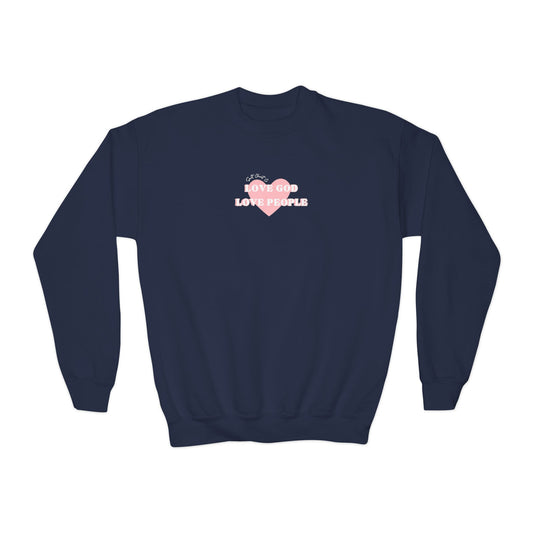 Kids Love God Love People Crewneck