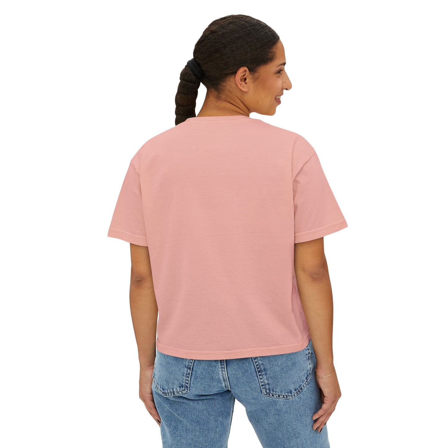 Women's Boxy Beach Flower Tee