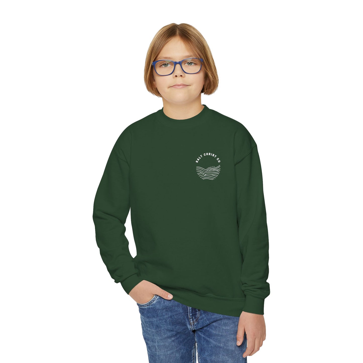 Kids Waves Crewneck