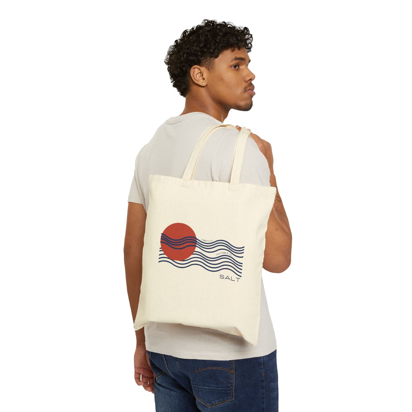 Sand & Sun Canvas Tote Bag