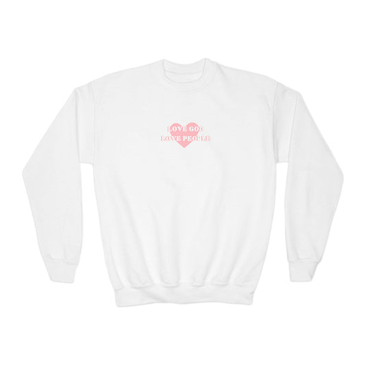 Kids Love God Love People Crewneck