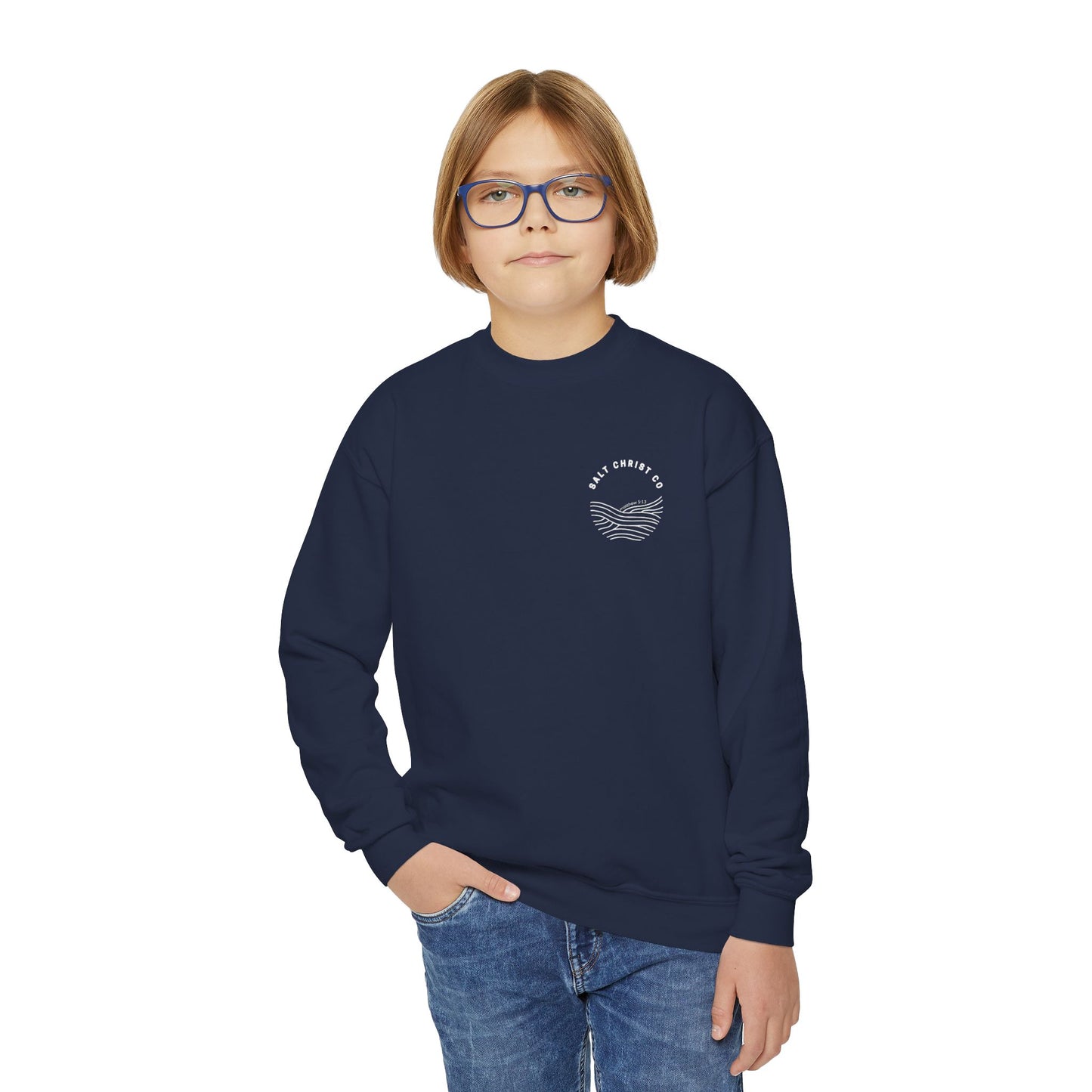 Kids Waves Crewneck